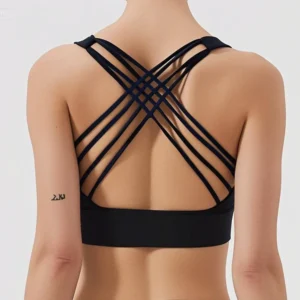 Women Eight Lines Sports Bra, Yoga Top