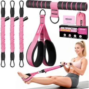 Multifunction Pedal Resistance Band with Handle